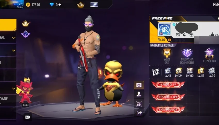 Conta de free fire