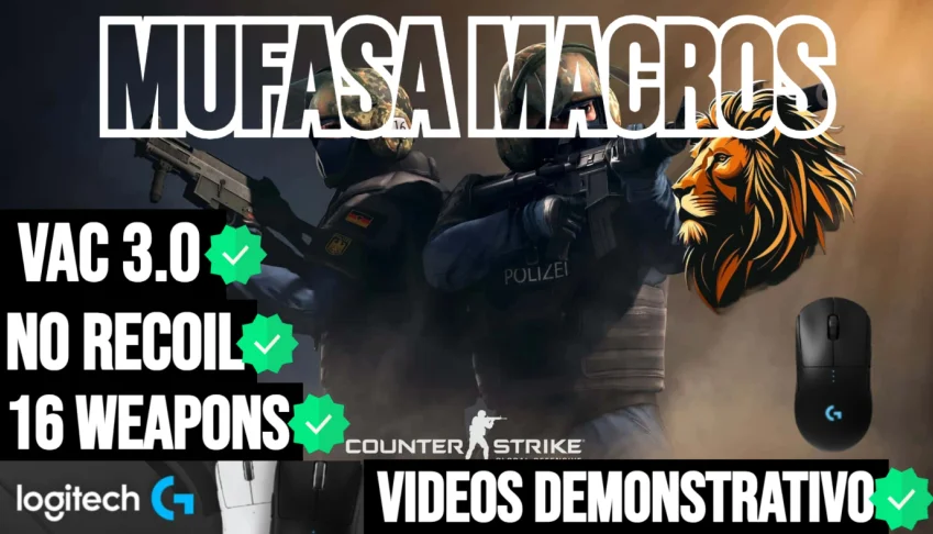 Macro Cs2 League Pro - Gamers Club - Mouses Logitech Safe
