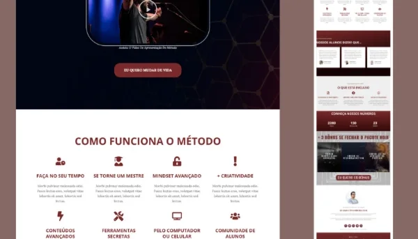 Template Mindset - Wordpress + Bônus Secreto