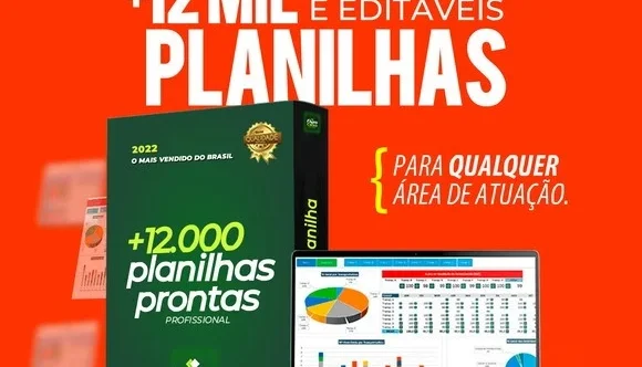 Planilhas Excel - 100% Editáveis (Pack)