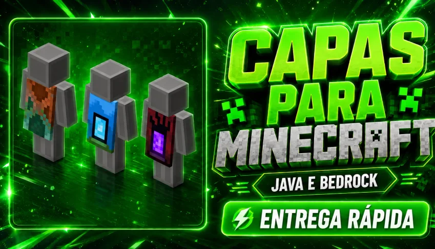 Capa Para Minecraft - Java e Bedrock