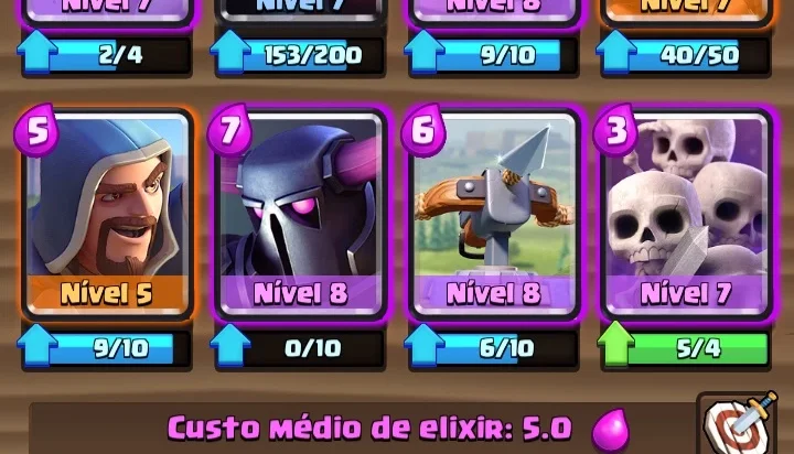 Clash Royale nível 8 - Barato