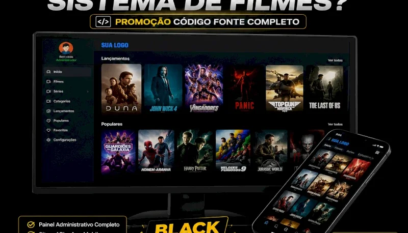 Script Site de Filmes Online Completo e Atualizado