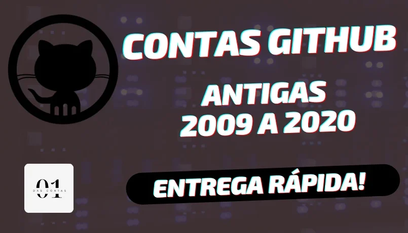 [PREMIUM] CONTAS GITHUB ANTIGAS 2009 A 2020 + ENTREGA RÁPIDA