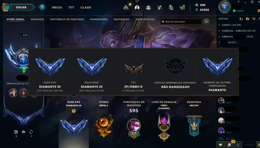 Conta league of lengends