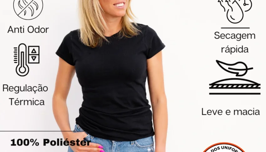 Camiseta Dry Fit Sport Wear Premium Lisa