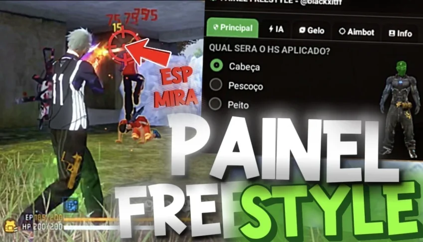 Free Fire Painel Ffh4x Freestyle Android/Emulador