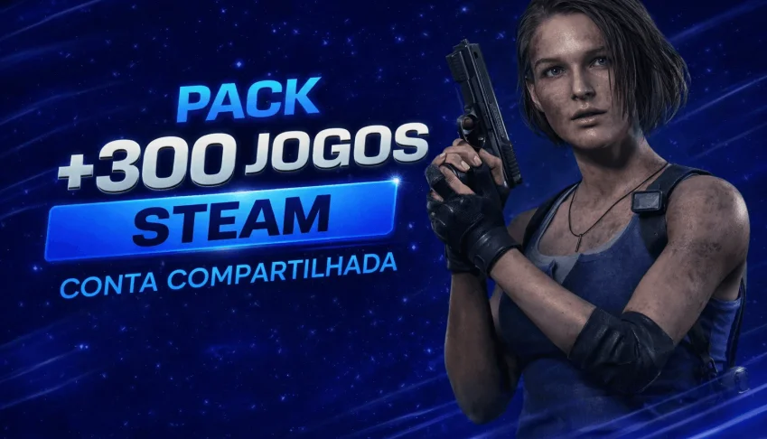Pack +300 Jogos Steam Conta Compartilhada