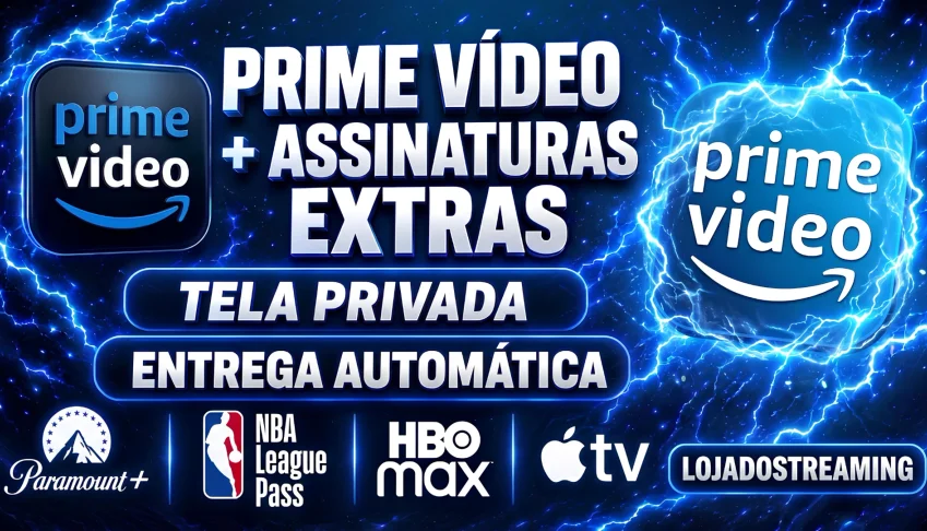Prime Vídeo com adicionais / Perfil privado + pin