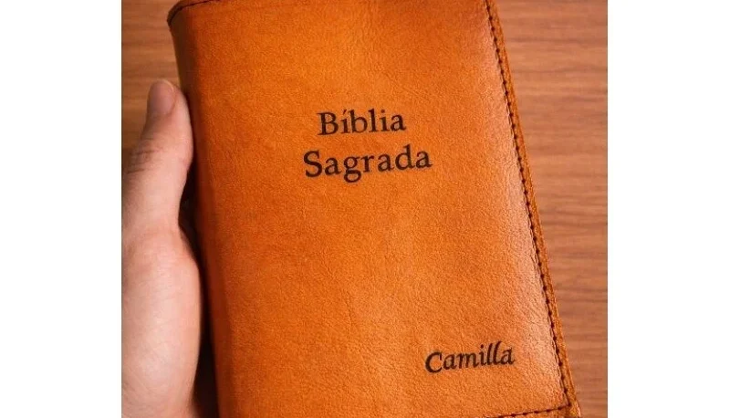 Capa de Bíblia Personalizada com Nome