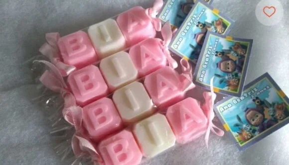 80 Unid Sabonete 3 Letras