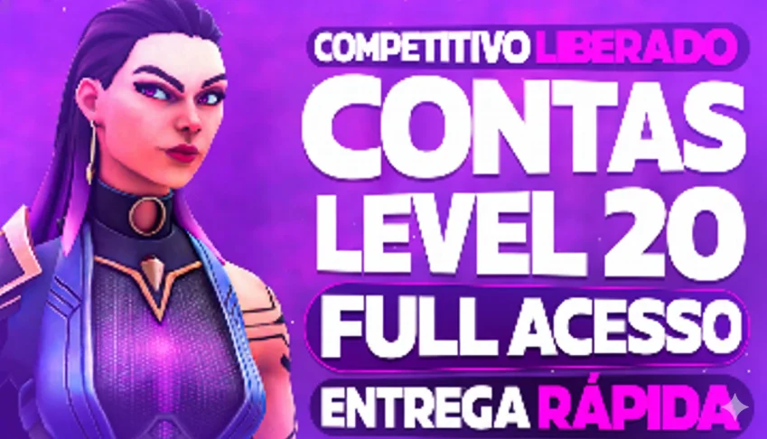 Conta Valorant Pronta Para Competitivo, Level 20+