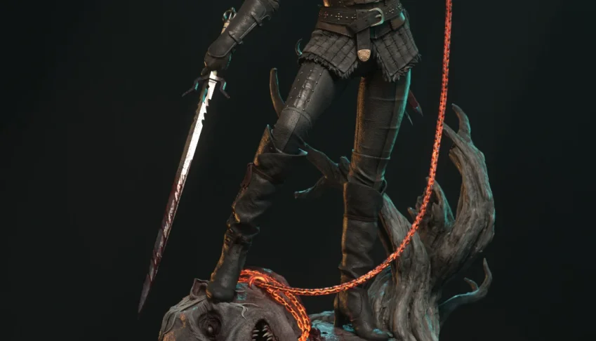 Tanuki Figures - CIRI - The Witcher 4 3D STL