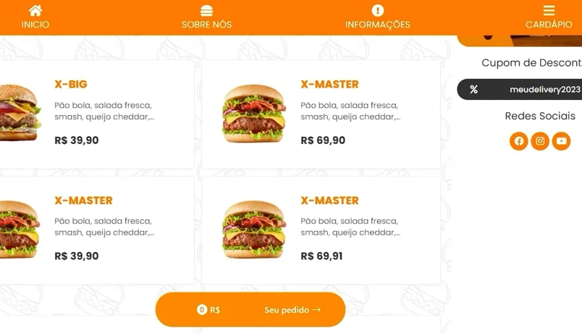Script Completo - Delivery com Pedidos no Z.A.P