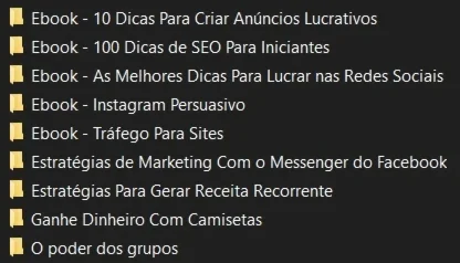 Pacote de Ebooks para revenda + licença inclusa