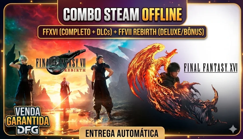 Final Fantasy XVl (+ Dlcs) + FFVII Rebirth Steam Offline
