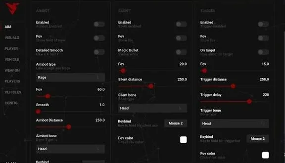 Hack FIVEM – Aimbot & Silent Cheat