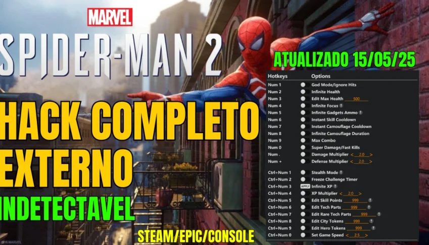 Spider-Man 2 Hack Completo | Atualizado | Externo | 2025