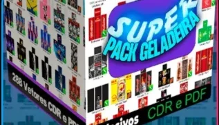 Super Pack Geladeira + de 280 adesivos