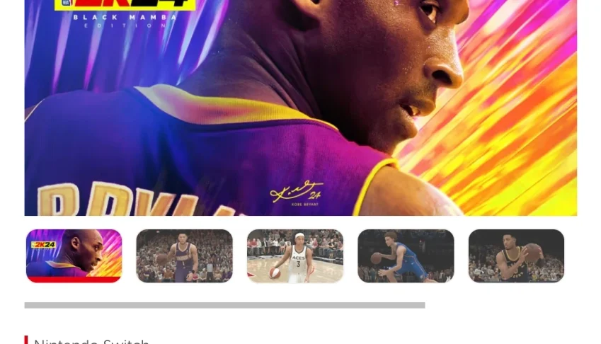 NBA 2K24 Edição Black Mamba Switch