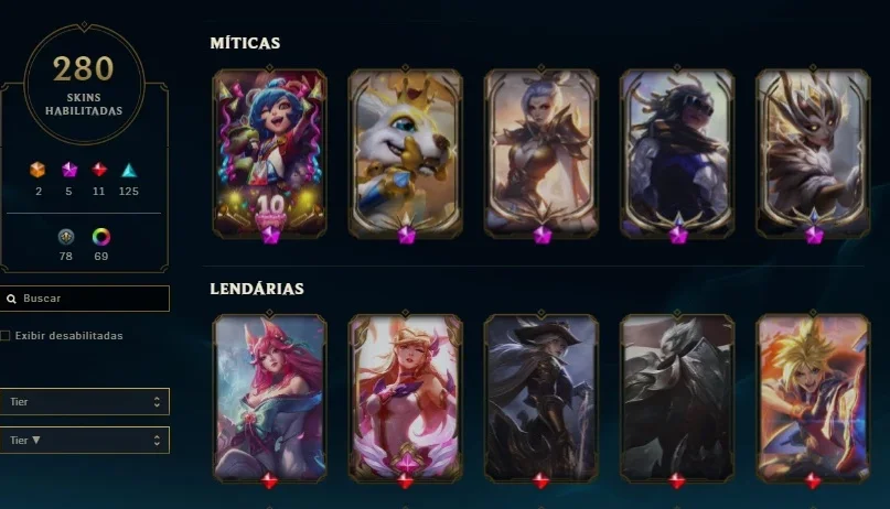 Vender conta do lol