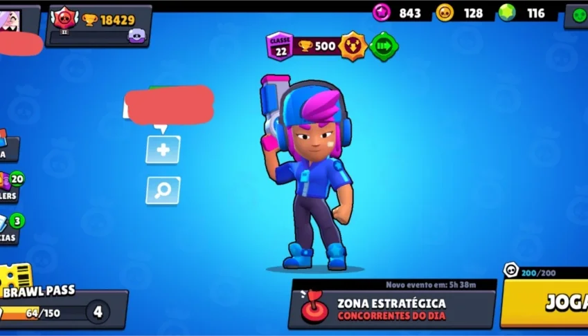 Conta Brawl Stars com Shelly Stelar barato