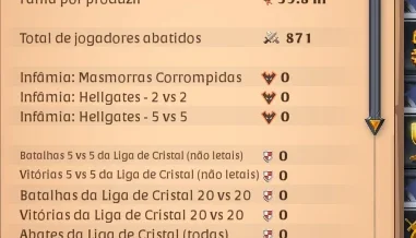 Conta Albion 750M | Craft | T8 Minerador | 5 Classes 800/800
