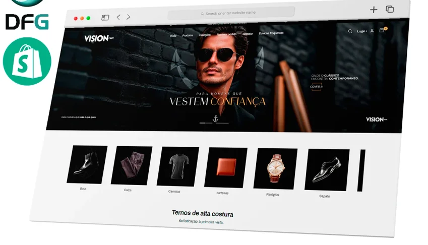Tema Sabino Vision Nichado Shopify + Chave de Ativação