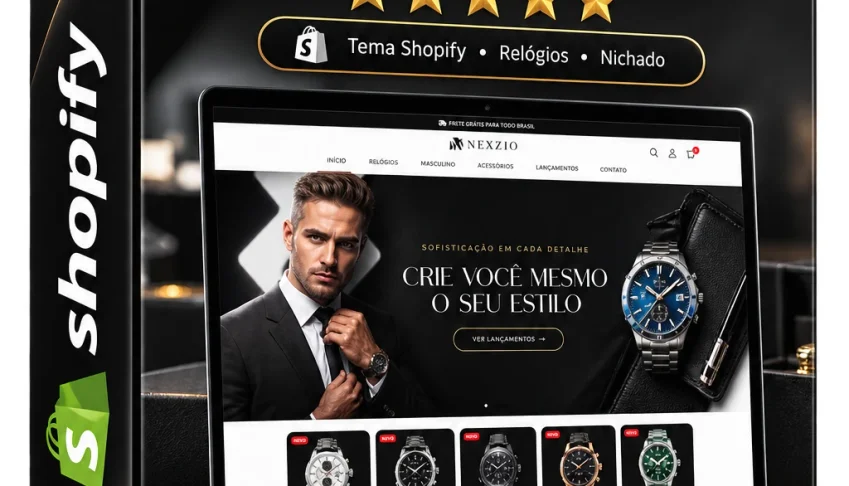 Tema Sabino Vision Nichado Shopify + Chave de Ativação
