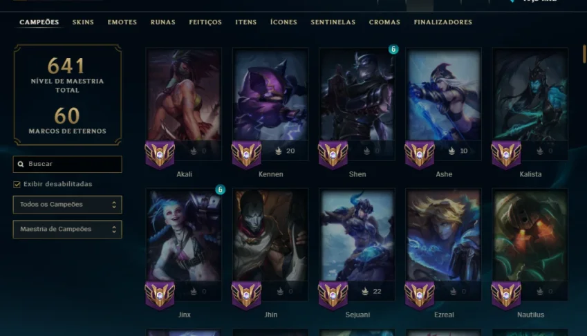 Conta Platina, +377 Skins, +119 Chromas, +47 sentinelas ETC.