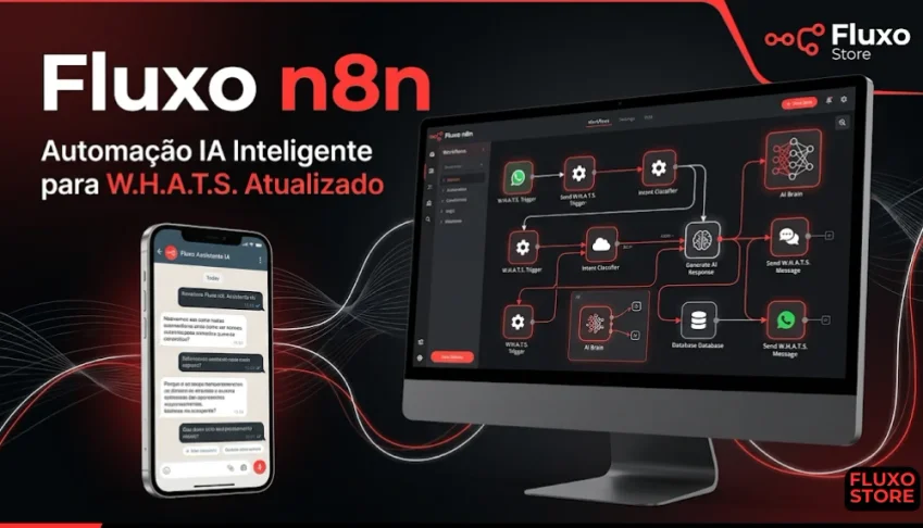 Fluxo n8n: Automação IA Inteligente para W.H.A.T.S. Atualiza