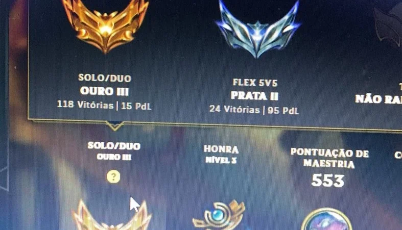 Conta Lol