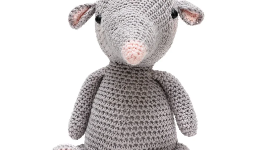 Tamanduá em Amigurumi