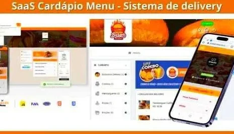 SAAS - Cardapio Menu -Sistema de delivery