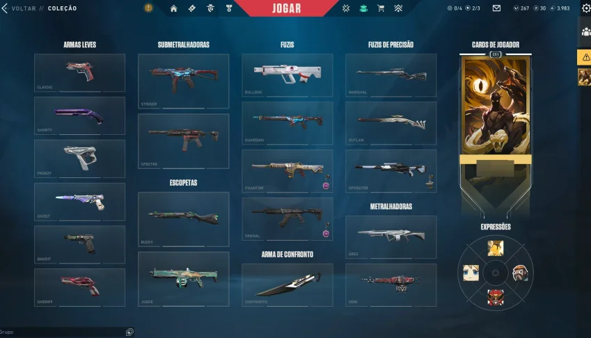 Conta Valorant Com Champions 22/25, Muita Skin Mais De 4,9K