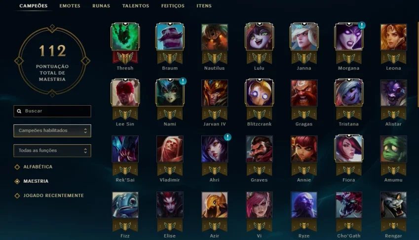 Vendo conta LoL