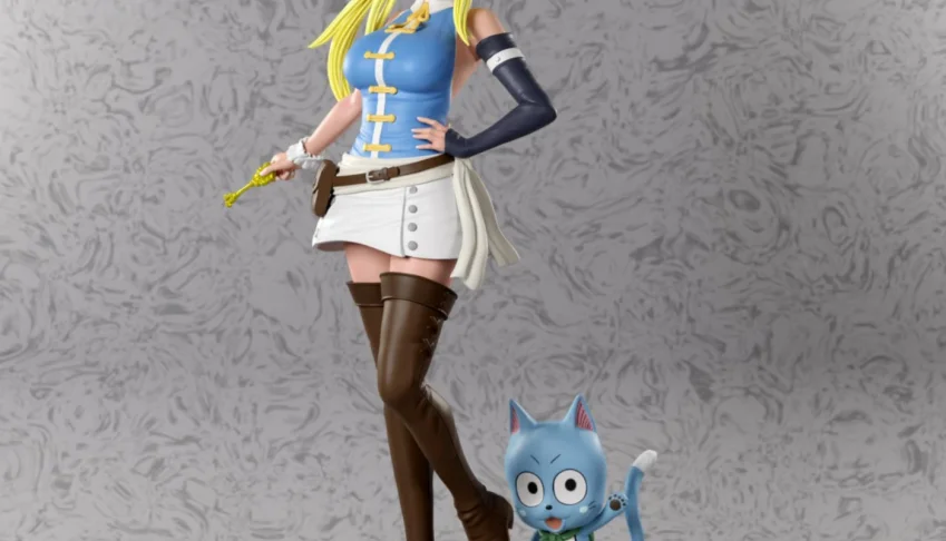 Lucy Heartfilia 3D - Arquivo .Stl Para Impressão 3D