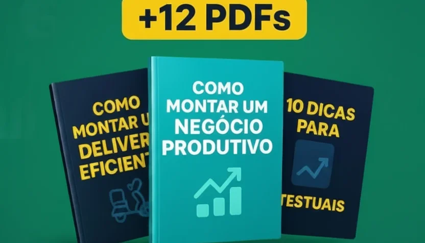 [PACOTE] 12 Guias de Renda Extra