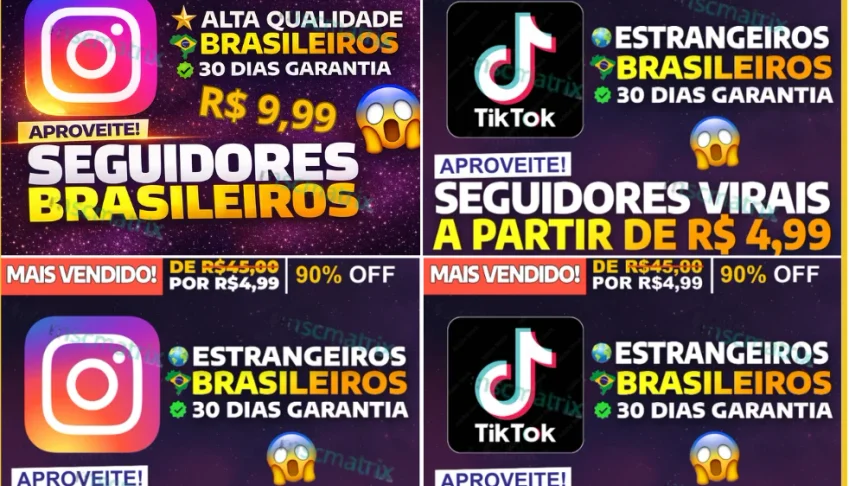 (PROMOÇÃO) - 1000 Seguidores Instagram por apenas R$ 9,99