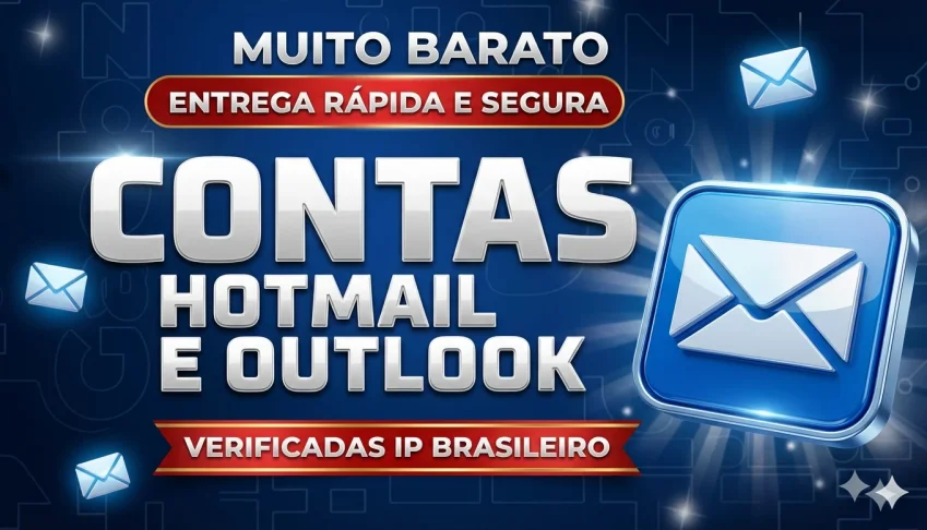 Contas Email Outlook/Hotmail Novas + Ip Br
