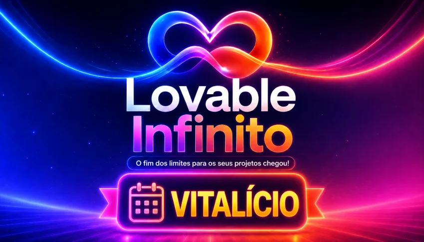 Créditos Lovable Infinitos, sem limite pra sua criação