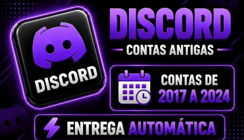 Contas Discord Antigas 2016-2024 | Entrega Rápida