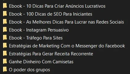 🔥 Pacote de Ebooks para revenda + licença inclusa