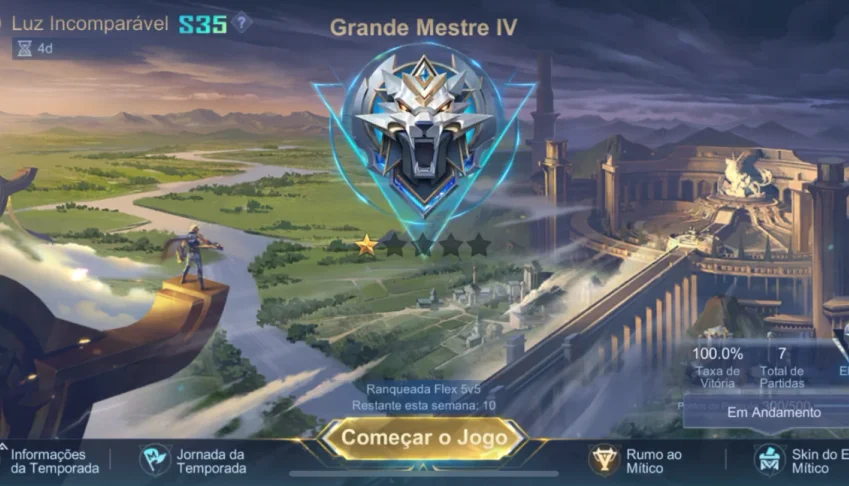 Conta do Mobile Legends com varias Skins
