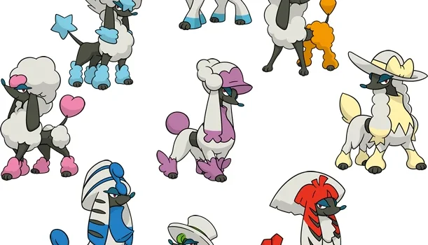 Coleção 9 Furfrou Pokémon Home