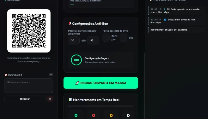 Disparador Mensagens 