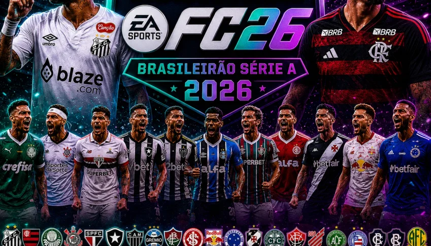 Patch FCM 26 V1.6.6 com Brasileirão serié A, B, C e D