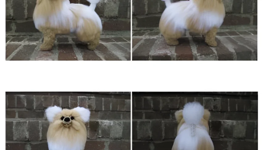 Receita em PDF - Cachorro Lulu da Pomerania Amigurumi