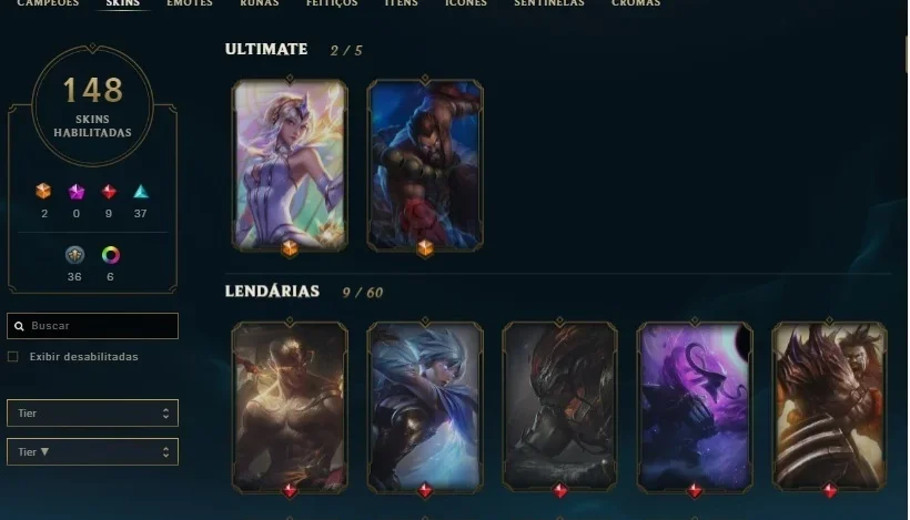 Conta league of legends barato