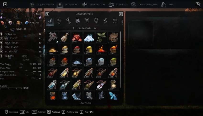 Lords of the Fallen - Consumíveis